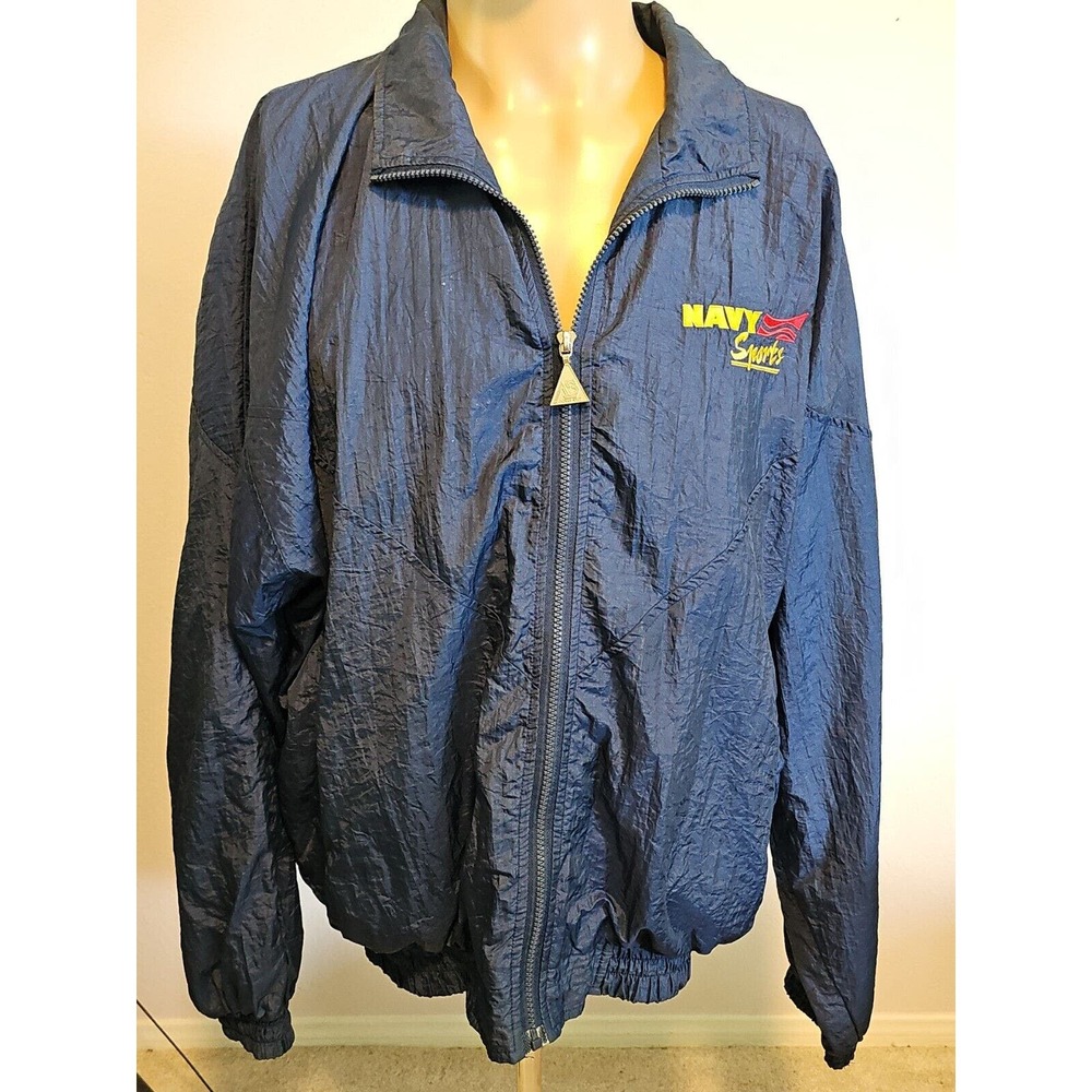 US Navy AcrossSports Windbreaker Jacket Size M